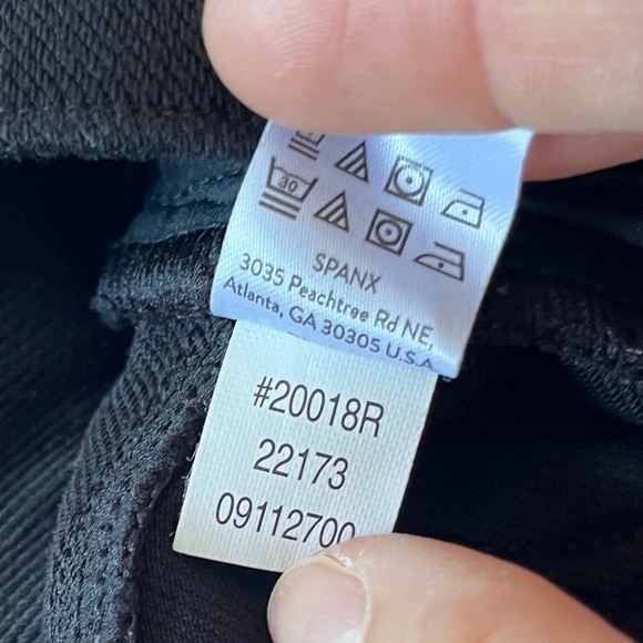 SPANX Black Colored Jegging Style Ankle Leggings SIZE M  #20018R - Picture 9 of 9